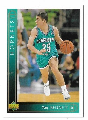 1993-94 Upper Deck Basketball Tony Bennett Card #97 Charlotte Hornets