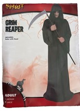 Spirit Grim Reaper Costume Adult Medium 38-42
