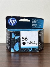 HP 56 C6656AN 140 Original Black Ink Cartridge New In Box Exp: 08/2022