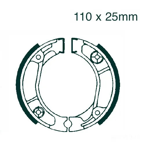 Bremsbacken Hinten EBC H353 FüR Peugeot Vivacity 50 3 4T New Bj 2010-17-image