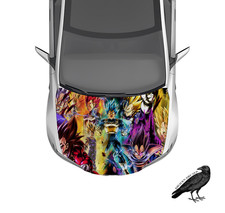 Anime Hood Wrap Weatherproof 3m Vinyl Car Decal 50 X 65 Anime Hood Wrap Weatherproof 3m Vinyl Car Decal 50 X 65