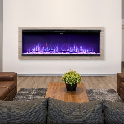 NEW VEVOR 42'' Electric Fireplace ZHX-42-082 1500W Wall Mount Insert