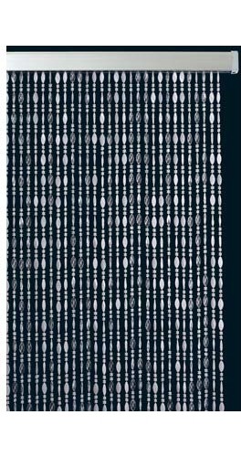 DecHome Tendina Twist Plastica 120x230 cm - Design Kristal Bianco