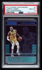 2019-20 Panini Contenders MVP Contenders LeBron James #3 PSA 10 GEM MT gb9