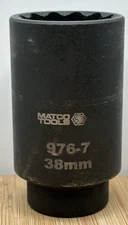 MATCO TOOL 976-7 38mm 1/2" DRIVE 12 POINT AXLE NUT SOCKET