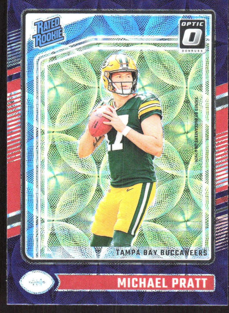 3287J 2024 Donruss Optic #280 Michael Pratt Purple Scope