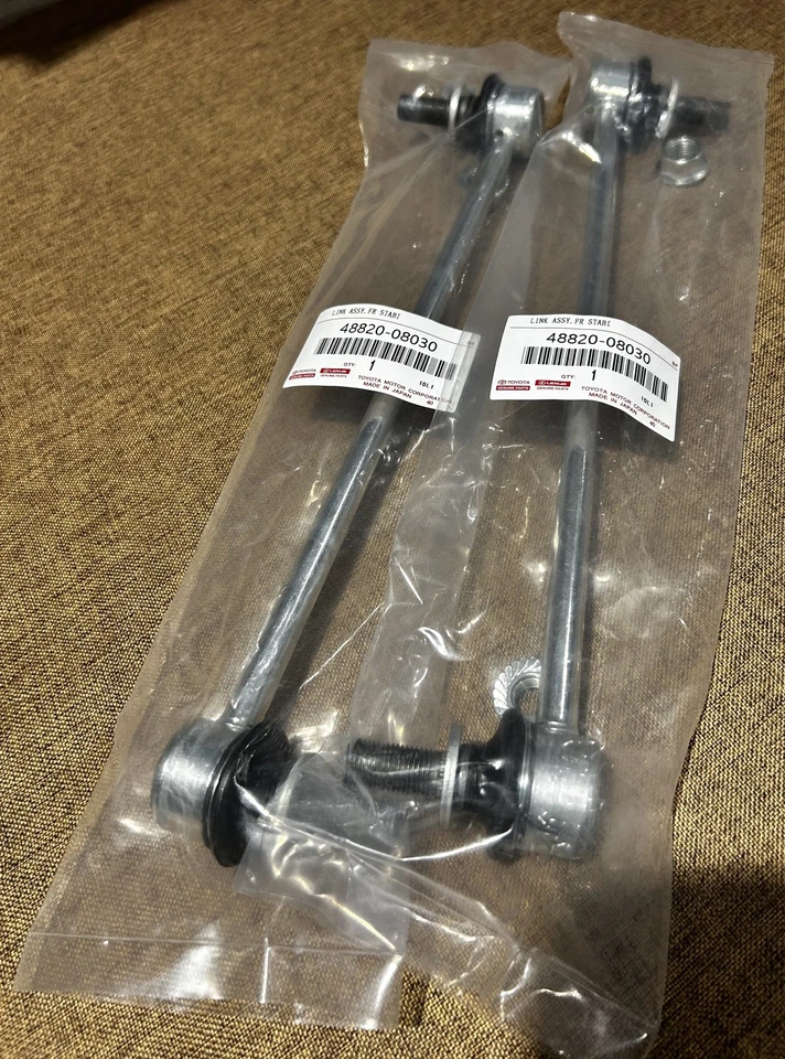 ¡Nuevo! NUEVO 48820-08030 Barra estabilizadora delantera Juego de 2 eslabones para TOYOTA 11-20 SIENNA Foto 2 de 4