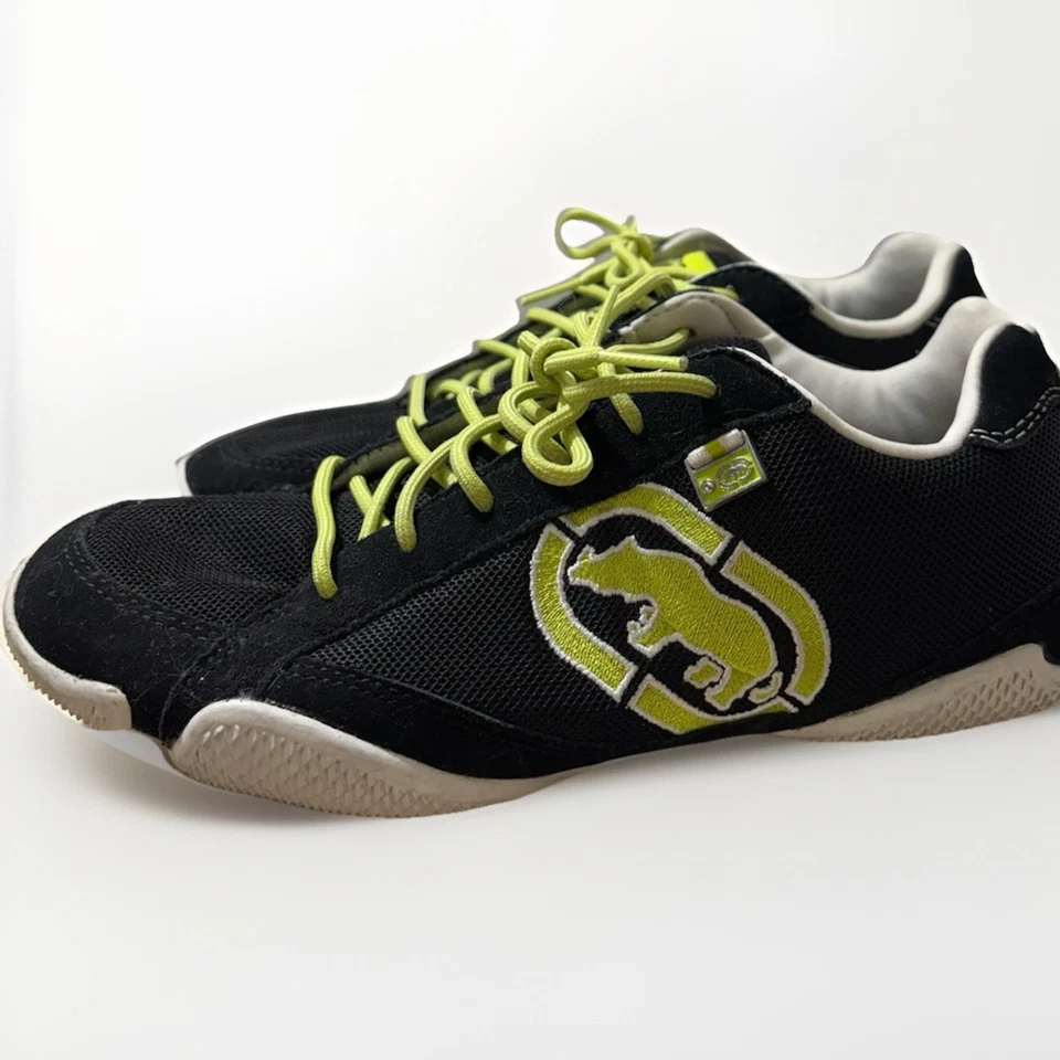 Red By Marc Echo Womens Ladies Skateboard Sneaker Shoe Black Lime Green Size 7.5 - Image 4 of 4