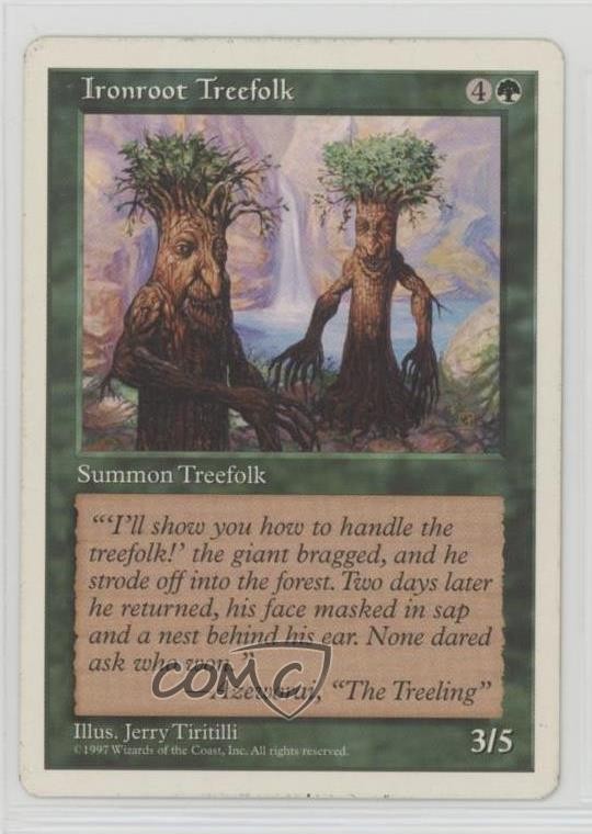Ironroot Treefolk Magic: 5th Edition 1997