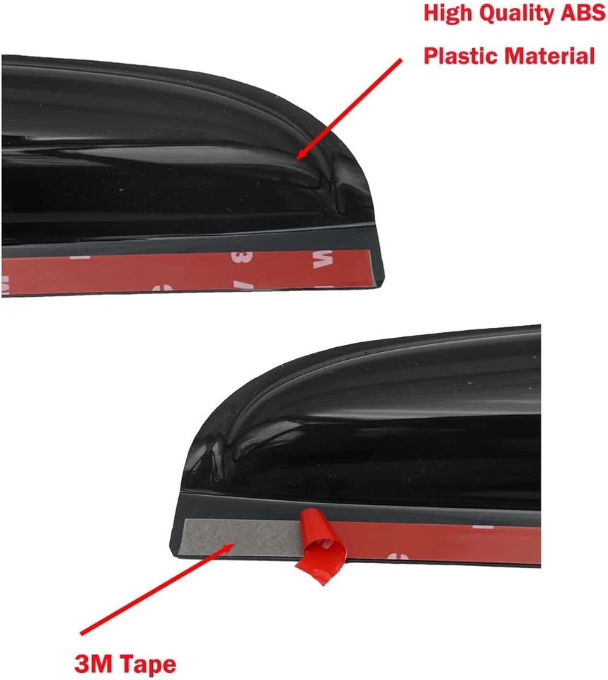 Deflector Para Ventana Kenworth T800 W900 C500 1984-2008 Guarda Aire Y Lluvia Foto 4 de 4