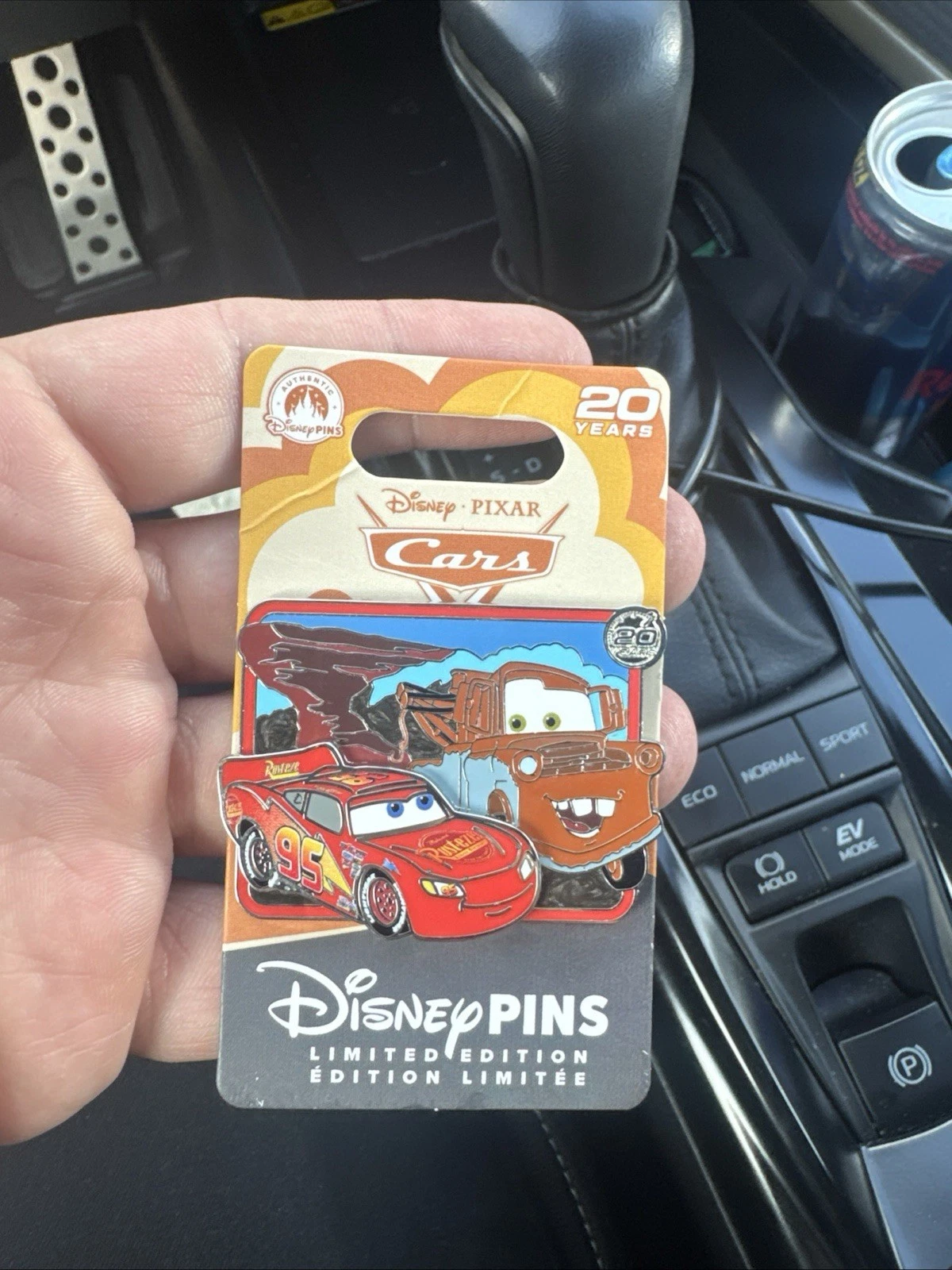 Cars Lightning McQueen And Mater 20th Anniversary Pin WDW Disney