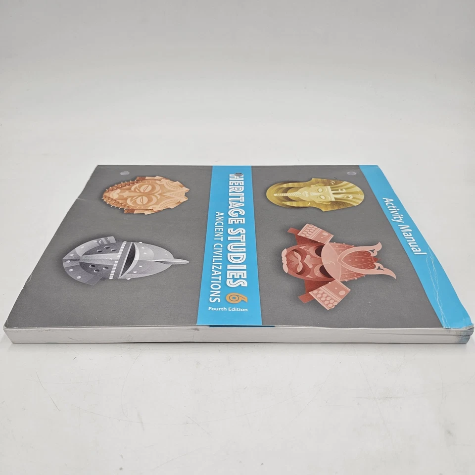 UNMARKED Heritage Studies 6 Activity Manual 4th Ed | BJU Press Ancient Civ VG - Image 4 of 4