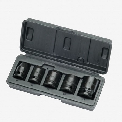Gedore K 19-028 Car impact socket set 1/2'' 5 pcs hex 10-24 mm