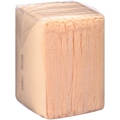 Attends  Care Dri-Sorb Advanced Underpads, Heavy Absorbency, Peach, 30'' x 30''