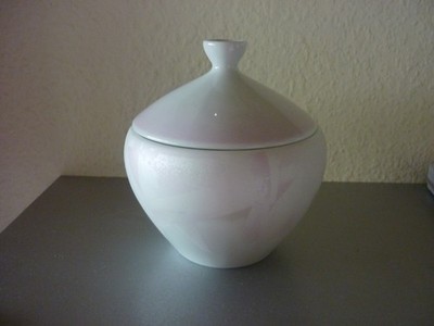 Originale Rosenthal Porzellan Zuckerdose aus Serie Velvet Rose tolles Design Neu