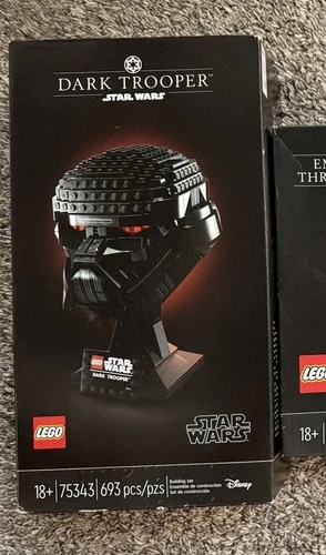 LEGO Star Wars Dark Trooper Helmet 75343 Display Set NEW Sealed
