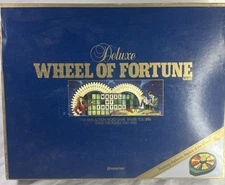 Wheel of Fortune Deluxe Board Game by Pressman Vintage 1986 Complete