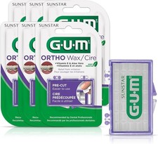 GUM Orthodontic Wax for Braces and Dental Devices - Soothing Dental Wax - Mint