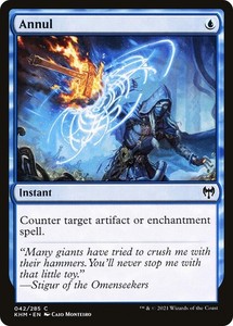Annul #42 Foil Kaldheim KHM Common Instant