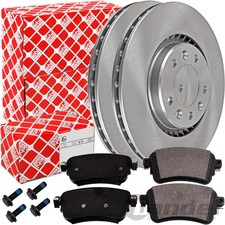 FEBI BREMSSCHEIBEN + BELÄGE HINTEN passend für OPEL ZAFIRA LIFE + VIVARO C