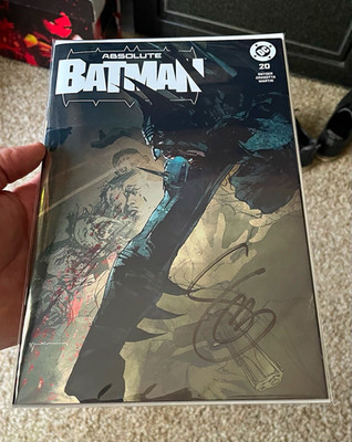 Absolute Batman 20 BILL SIENKIEWICZ LTD 300 Trades Signed by Synder