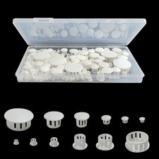 Tapones de pl stico blancos para agujeros 6 tama os, 5 mm a 25 mm,155 unidades