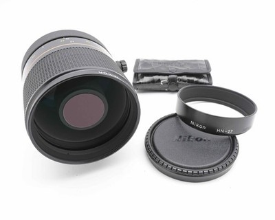 Nikon Reflex-NIKKOR 500mm f/8 Mirror Lens with Hood & Caps (#20935)