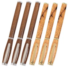Old-Line Pen Kit, Gold & Chrome Variety, 6 Pack, Legacy Woodturning