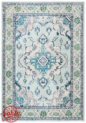 Safavieh Monaco 5'1''x7'7'' Light Blue Medallion Area Rug