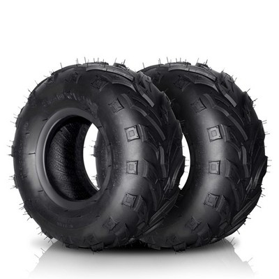 Set of 2 145/70-6 ATV Go Kart Street Mini Bike Tires 4PR 145/70x6 ...