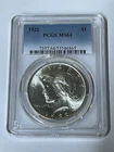 1922 $1 Peace Dollar PCGS MS64