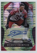 2019 Panini Prizm Rookies Neon Green Pulsar Deionte Thompson #390 Auto 0yz8