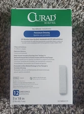 Curad CUR251318 3" x 18" Sterile Petrolatum Dressing Gauze 12 Count