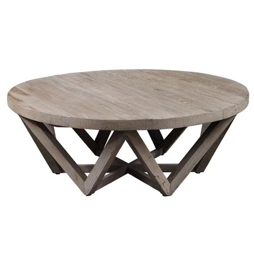 Uttermost Kendry Coastal Elm Wood Coffee Table in Natural Finish - Picture 3 of 7
