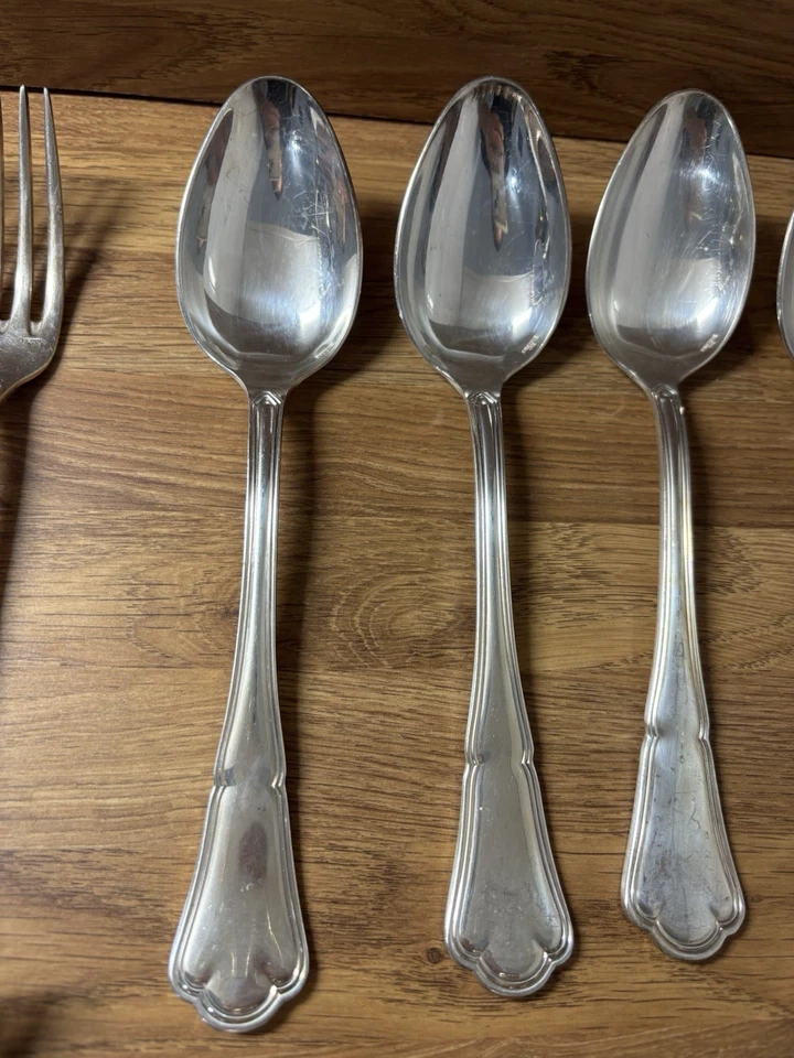 Lot De 36 Couverts Ercuis Metal Argenté - Photo 2/4