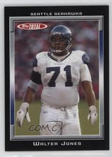 2006 Topps Total Total Black 34/50 Walter Jones #165 HOF p8v