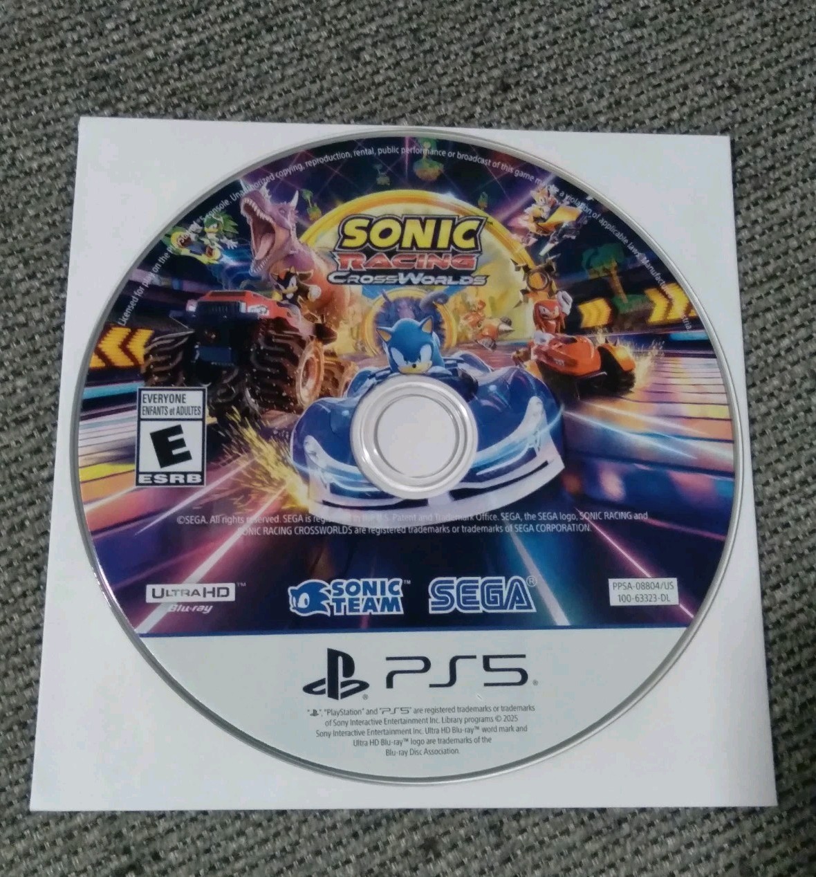 Sonic Racing: CrossWorlds (PS5 / PlayStation 5)