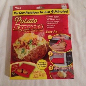Potato Express  Microwave Potato Cooker  As Seen On TV NEW