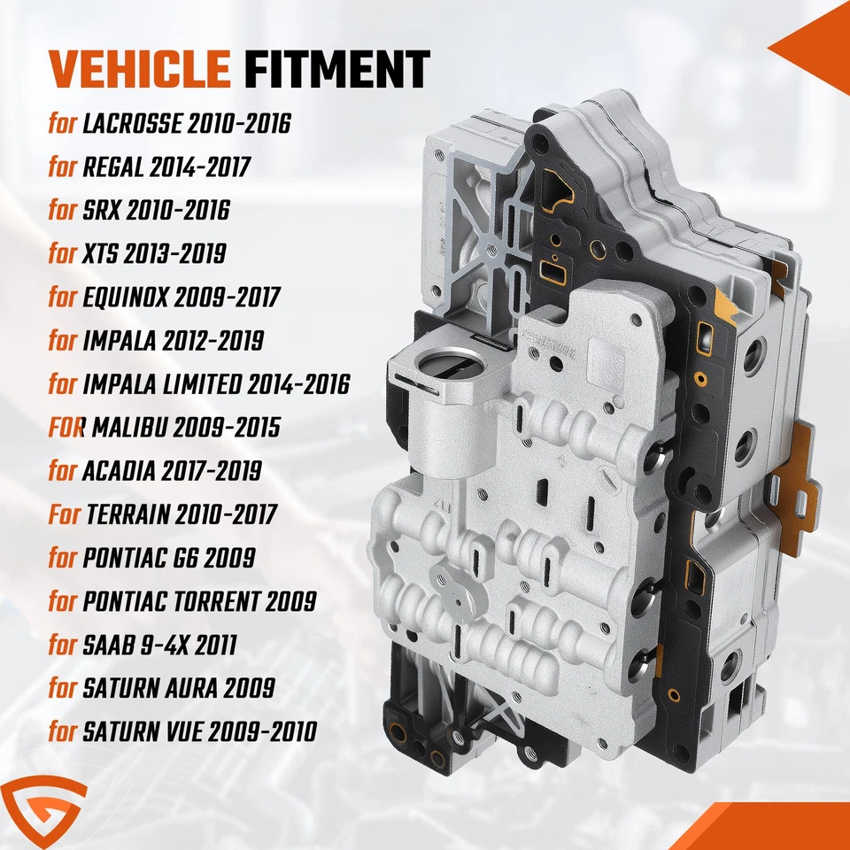 6T70 6T75 Valve Body For Chevrolet Impala 2012-2019 Cadillac SRX XTS 2010-2016 Foto 2 de 4