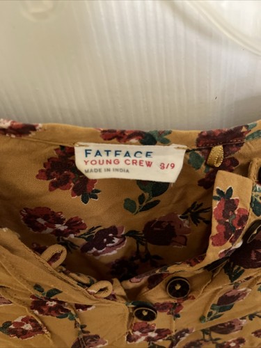 Fat Face Young Crew Girl Top New Without Tag Size L Long Sleeves - Picture 3 of 5