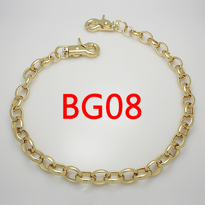 BG08 purse metal chain strap replacement gold crossbody shoulder strap handbag