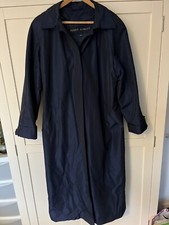 Fleet Street Any Weather Women’s Trench Coat In Blue Size 14-16