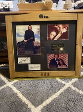 Authentic SIGNED Decor Picture Cert Of Authenticity Johnny Cash Autographs OOAK