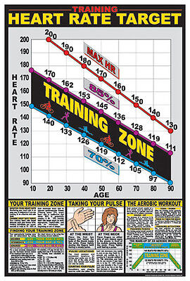 Target Heart Rate Zone Chart