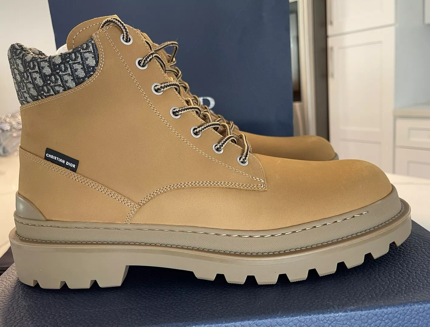 Bottes cheville Christian Dior Explorer taille 45/États Unis 12 livrées avec reçu