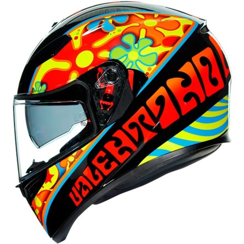 CASCO HELMET MOTO INTEGRALE AGV K3 SV VALENCIA 03 REPLICA VALENTINO ROSSI TG ML - Picture 7 of 7