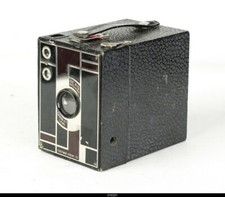 2x Eastman Kodak No.2 Beau Brownie Doublet Lens Box Film Camera Art Deco
