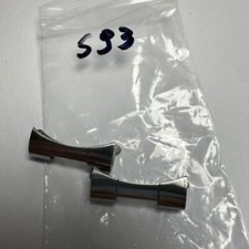 Rolex used pair of endlinks steel 593 20mm submariner 16610 1800 168000