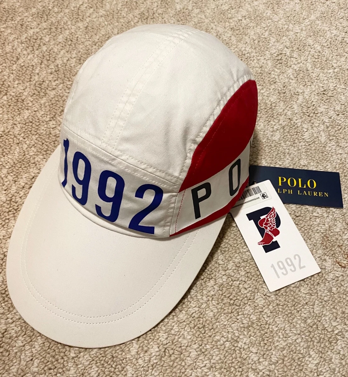 NWT Polo Ralph Lauren 1992 Stadium Pwing Hat size L Snow Beach Ski 