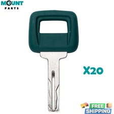 20PC For Volvo Loader &Haul Truck Equipment Key Laser Cut Ignition Keys 11039228